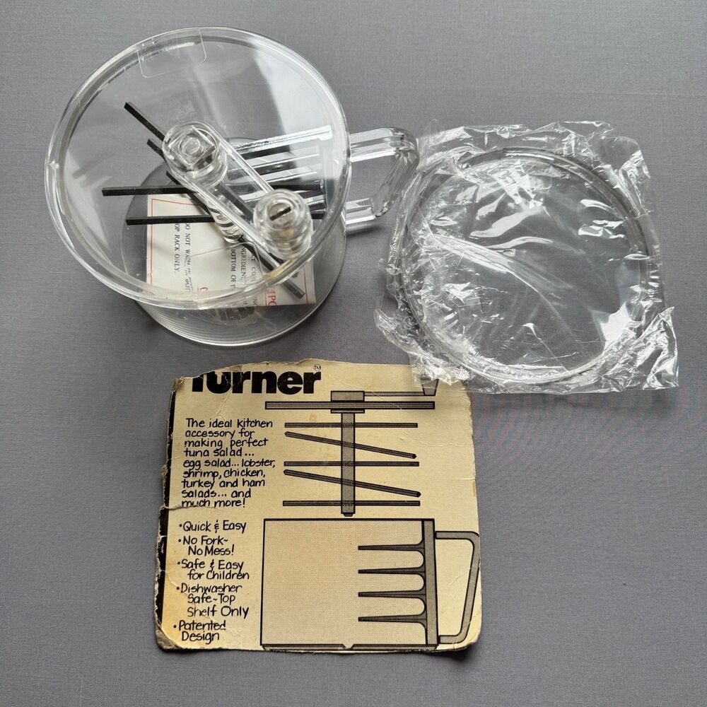 Vintage Hoan Tuna Turner Kitchen Gadget 1980s Tuna Salad Maker
